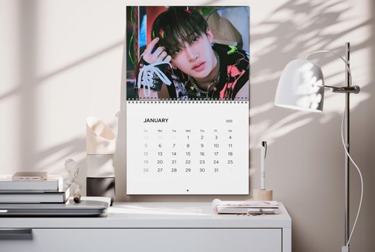 Discover Stray Kids Kpop 2025 Wall Calendar - Kpop Fan Gift, Office Decor