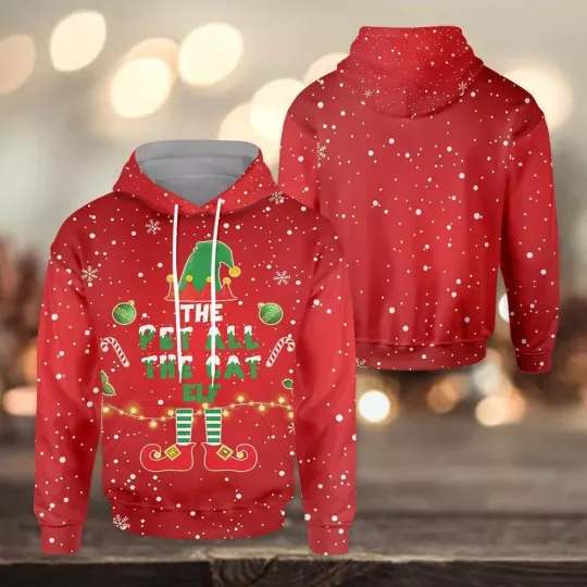 Discover The Pet All The Cats 3D All Over Print Hoodie Gift For Men & Women Adult