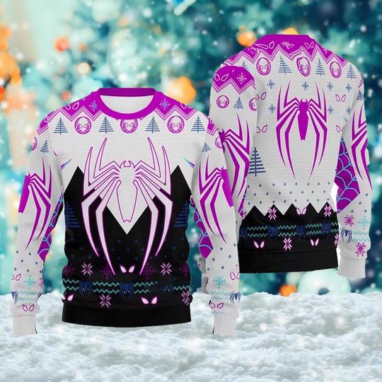 Discover Spider Ghost Christmas Sweater