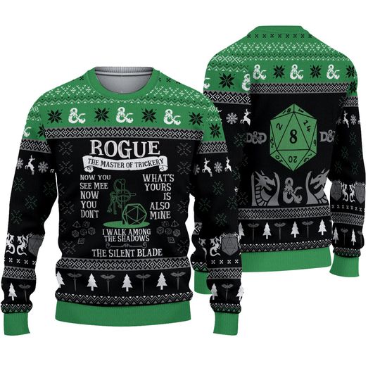 Discover Classes Rogue Dungeon Master Ugly Sweater