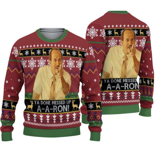 Discover Key And Peele Christmas Ugly Sweater, Ya Done Messed Up Aaron
