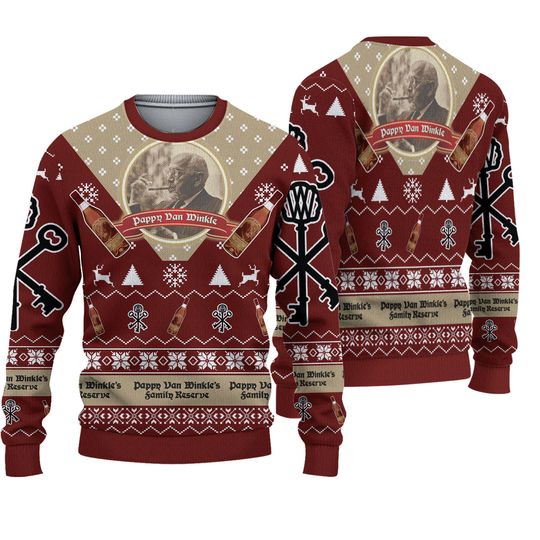 Discover Pappy Van Winkle Ugly Beer Ugly Christmas Sweater