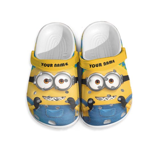 Discover Minions Personalized Clogs, Minions Custom Cute Clogs, Christmas Gift