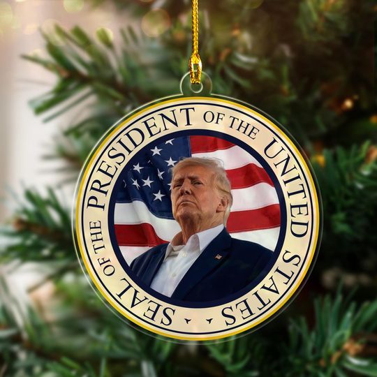 Discover Donald Trump Inauguration Day 2025 Ornament, Memorabilia 2025 Ornament