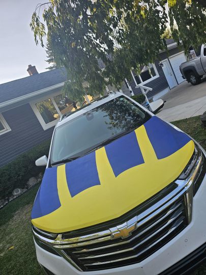 Discover Michigan Wolverine "Wings" Auto Hood Cover