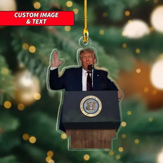 Discover Donald Trump 2024 President Ornaments, America 47 President Ornament, Trump Xmas