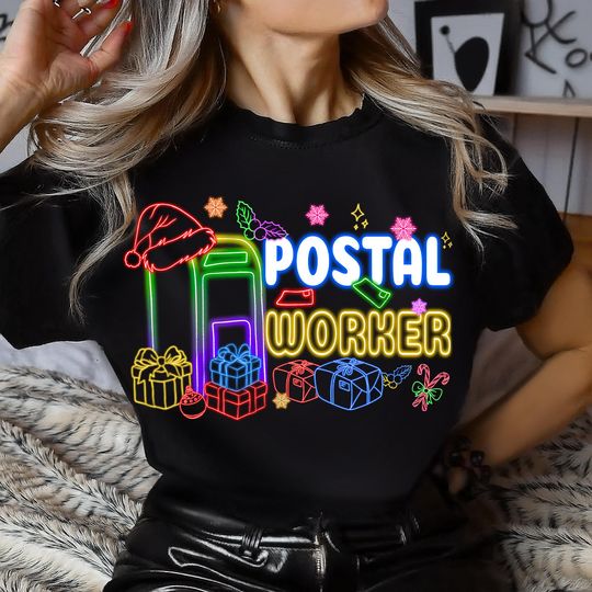 Discover Christmas Postal Worker shirt