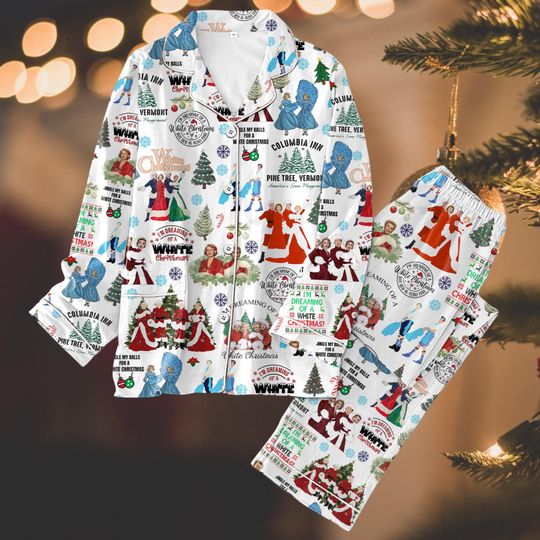Discover White Christmas Pajamas Set, White Christmas Movie