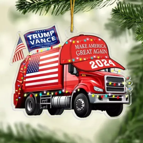 Discover No Dream Is Too Big - US Election Donald Trump President 2024 Xmas Ornament