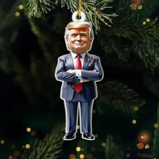 Discover Mr. President Of 2024 US Elections Donald Trump Won Get Over 2024 Xmas Ornament