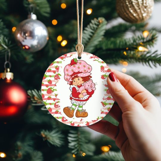 Discover Strawberry Shortcake Ceramic Ornament