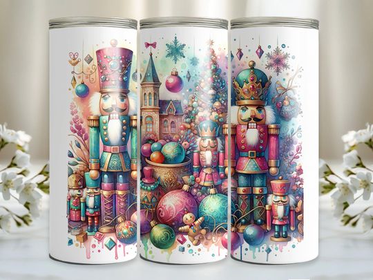 Discover Nutcracker 20 oz Skinny Tumbler  Christmas Nutcracker
