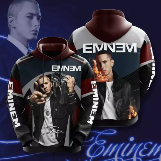 Discover Eminem Rapper  3D Printed  Hoodie