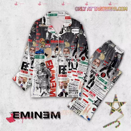 Discover Eminem The Eminem Show Button Pajamas Set