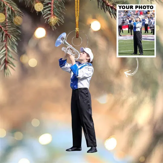 Discover Marching Band Christmas Ornament Personalized Girl 2024 Custom Marching Band Gifts