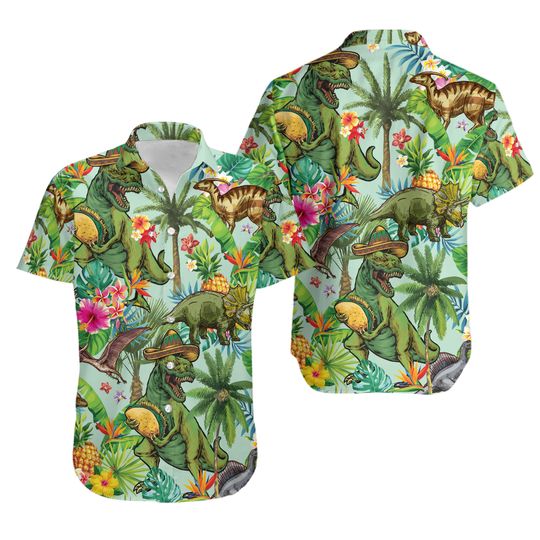 Discover Crocodile Summer Time Hawaiian Shirt