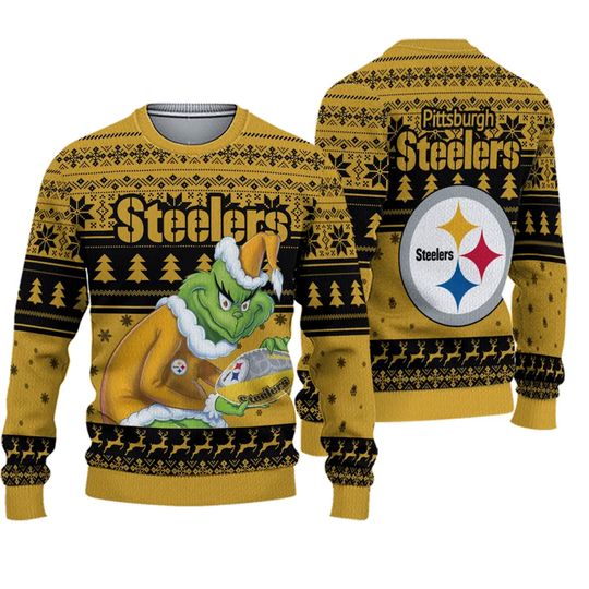 Discover P.Steeler Funny funny character Christmas Ugly Sweater Lightweight Sweatshirt, Best Gift