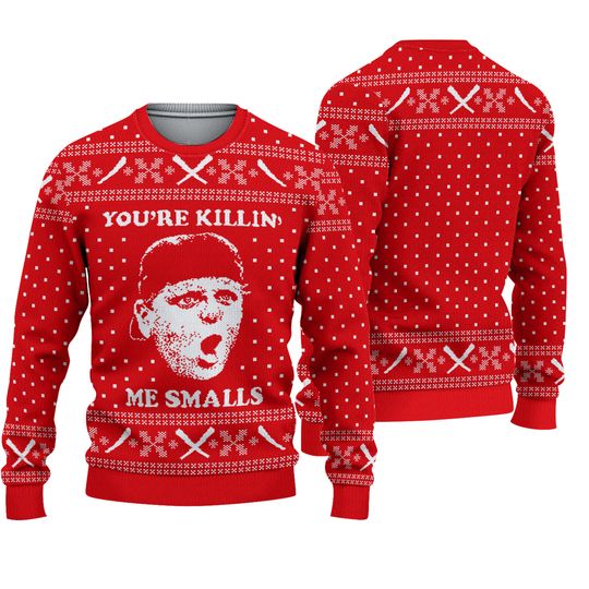 Discover You are Killin' Me Smalls 3D Ugly Christmas Sweater