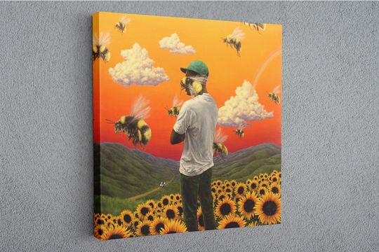 Discover Canvas Flower Boy Album Music Art Print Canvas Wall Decor, CanvasPoster