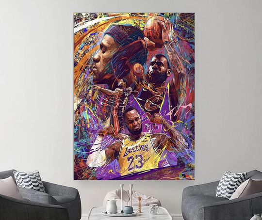 Discover LeBron James Poster, LeBron James Fan Gift