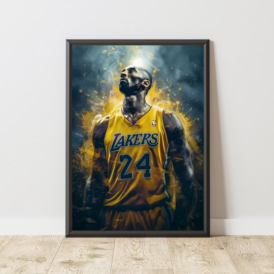 Discover Kobe Bryant Poster, Basketball Poster, Gift For Him