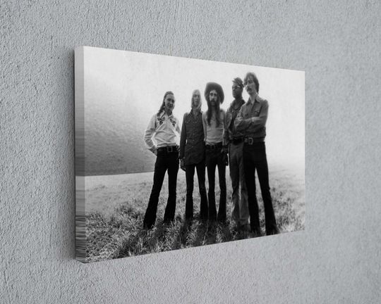 Discover Allman Brothers Vintage Photo Canvas Art