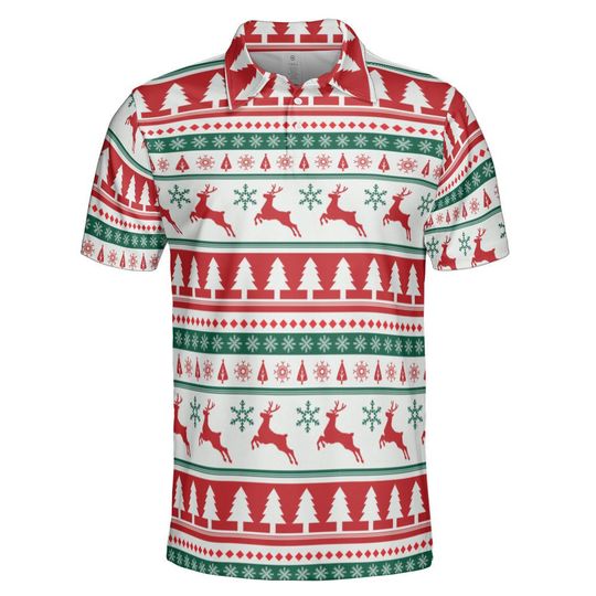 Discover Christmas Polo Shirts, Gifts for Men, Dad Gift, Holiday Gift