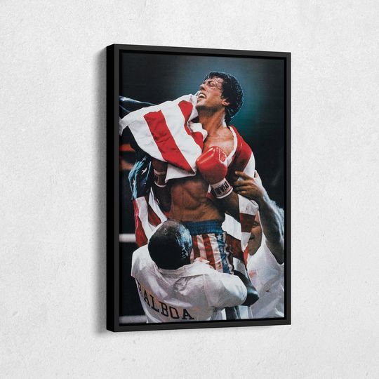 Discover Rocky Balboa Poster Celebrating Boxing Poster Wall Art Home Decor