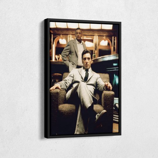 Discover Al Pacino Godfather Poster Movie Canvas Wall Art Home Decor Poster