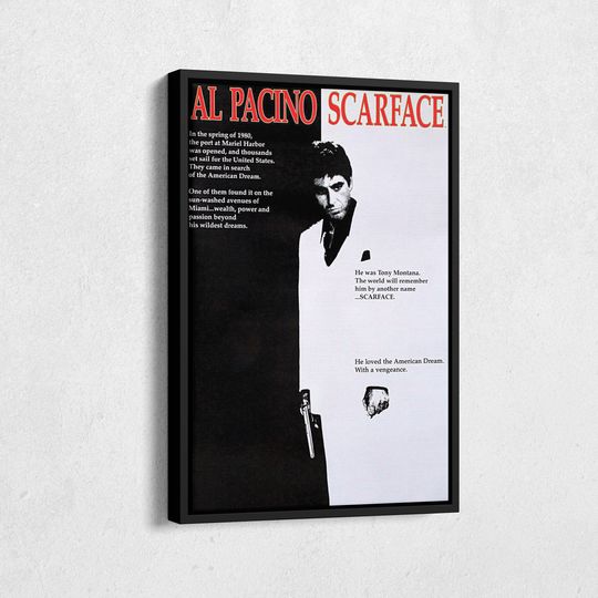 Discover Scarface Poster - Al Pacino Movie Art
