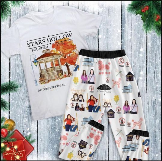 Discover Star Hollow Gilmore Girls Pajamas Set