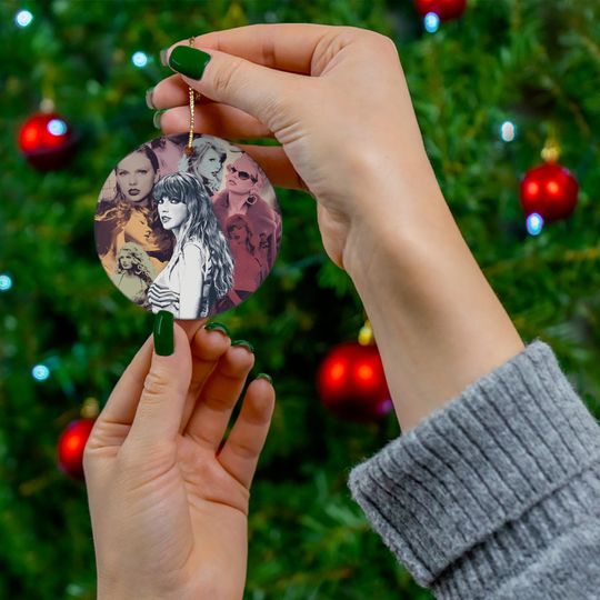 Discover Taylor Swiftie Ceramic Ornament, Swift Fan Gift Idea, Gift For Swiftie