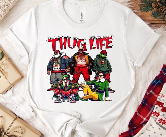 Discover Thug Life Christmas T-shirt