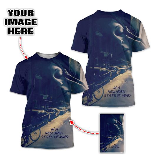 Discover Custom 3D Shirt Mens Custom All Over Print T Shirt