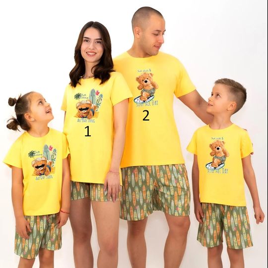 Discover Matching Family Beach Pajamas - Summer Gift