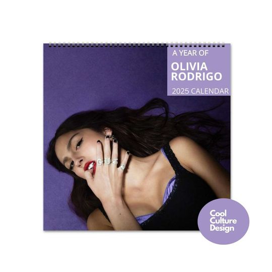 Discover Olivia Rodrigo Calendar - 2025 Calendar, Wall Calendar 2025, Planner 2025