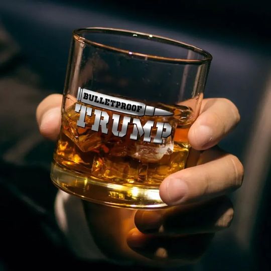Discover Trump Bulletproof Old Fashion Whiskey Glass
