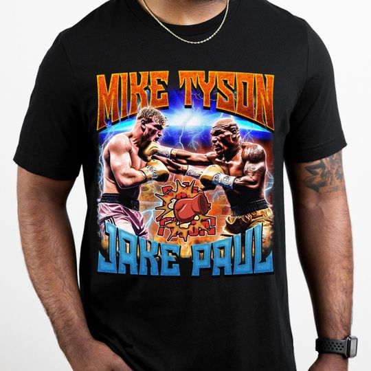 Discover Mike Tyson VS Jake Paul Sweatshirt, Iron Mike Vintage Tshirt Design, Boxing Sport Legend T Shirt, I'm Bringing the devil himself shirt