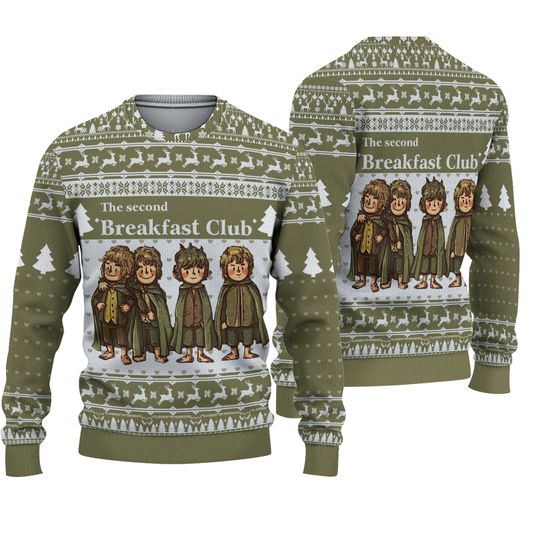 Discover Second Breakfast Movie Ugly Christmas Sweater