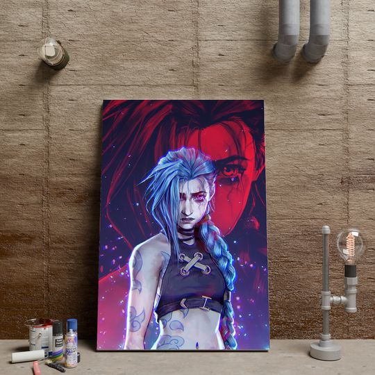 Discover Arcane Poster, Jinx Wall Art, Tv Series Poster