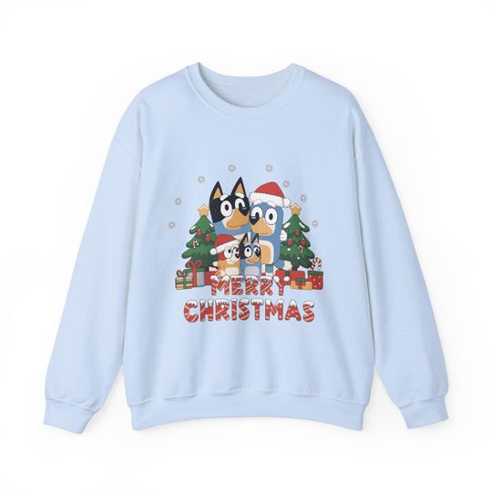Discover BlueyDad Christmas Sweatshirt - Unisex Crewneck