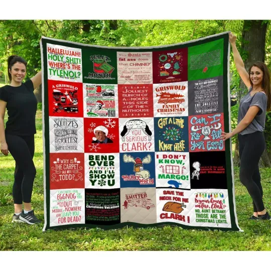 Discover National Lampoon s Christmas Vacation Quilt  Christmas Movie Blanket