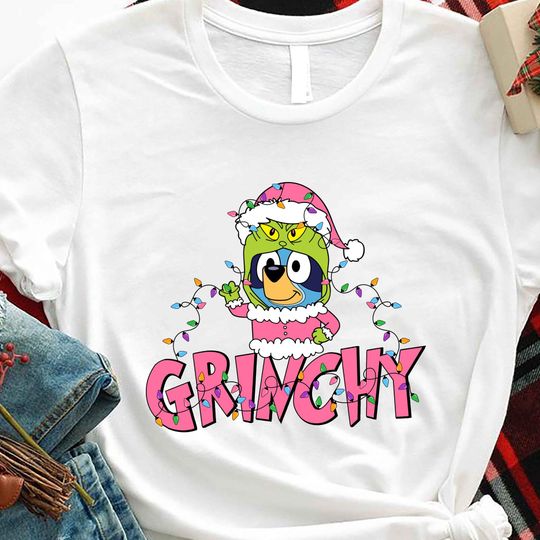 Discover Blue Dog and Family shirts Christmas Cartoon shirts Funny Xmas
