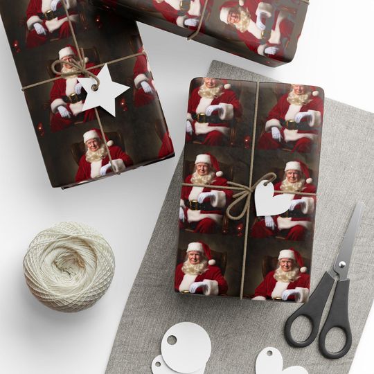 Discover Donald Trump Gift Wrapping Paper Christmas Trump 2024 MAGA