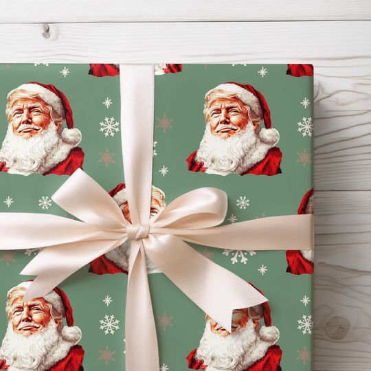 Discover Wrapping Paper Christmas, Funny Santa Claus Christmas Gift Wrap