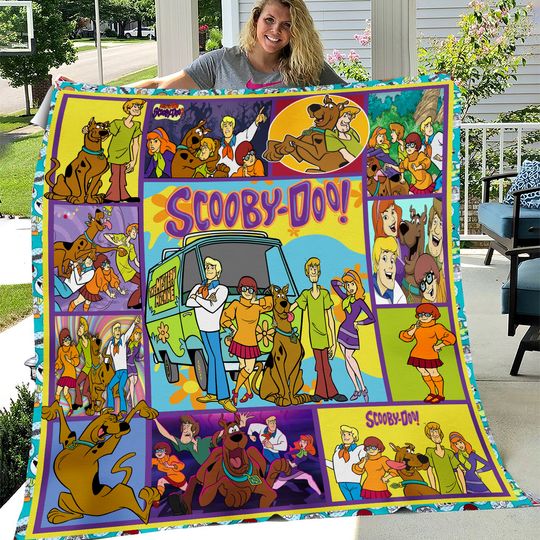 Discover Christmas Scooby Doo Scooby Doo Fleece Blanket