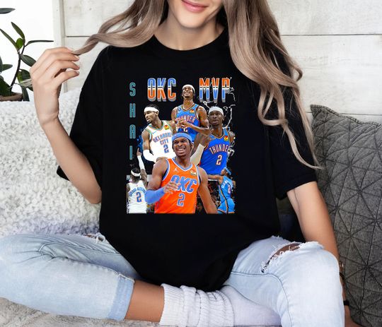 Discover OKC thunder shirt SGA Thunder Shai Gilgeous Alexander Shirt