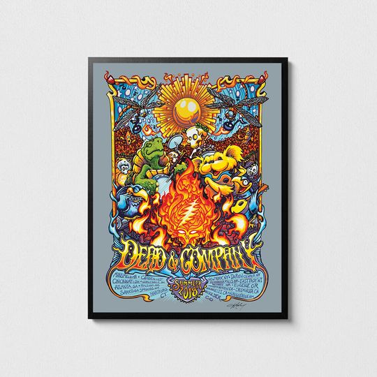 Discover Dead & Company 2018 Summer Tour Poster