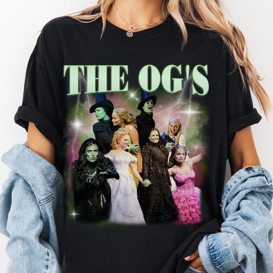 Discover Kristin Chenoweth Idina Menzel Shirt, Vintage Wicked Musical Shirt