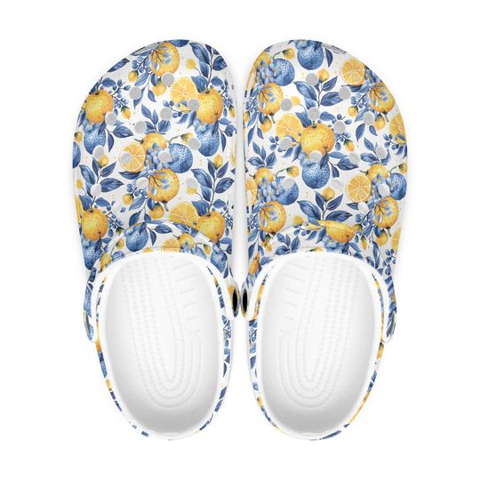 Discover White lemon clogs for women - men